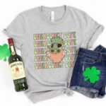 Retro Emergency Dept Leprechaun T-Shirt - Image 6